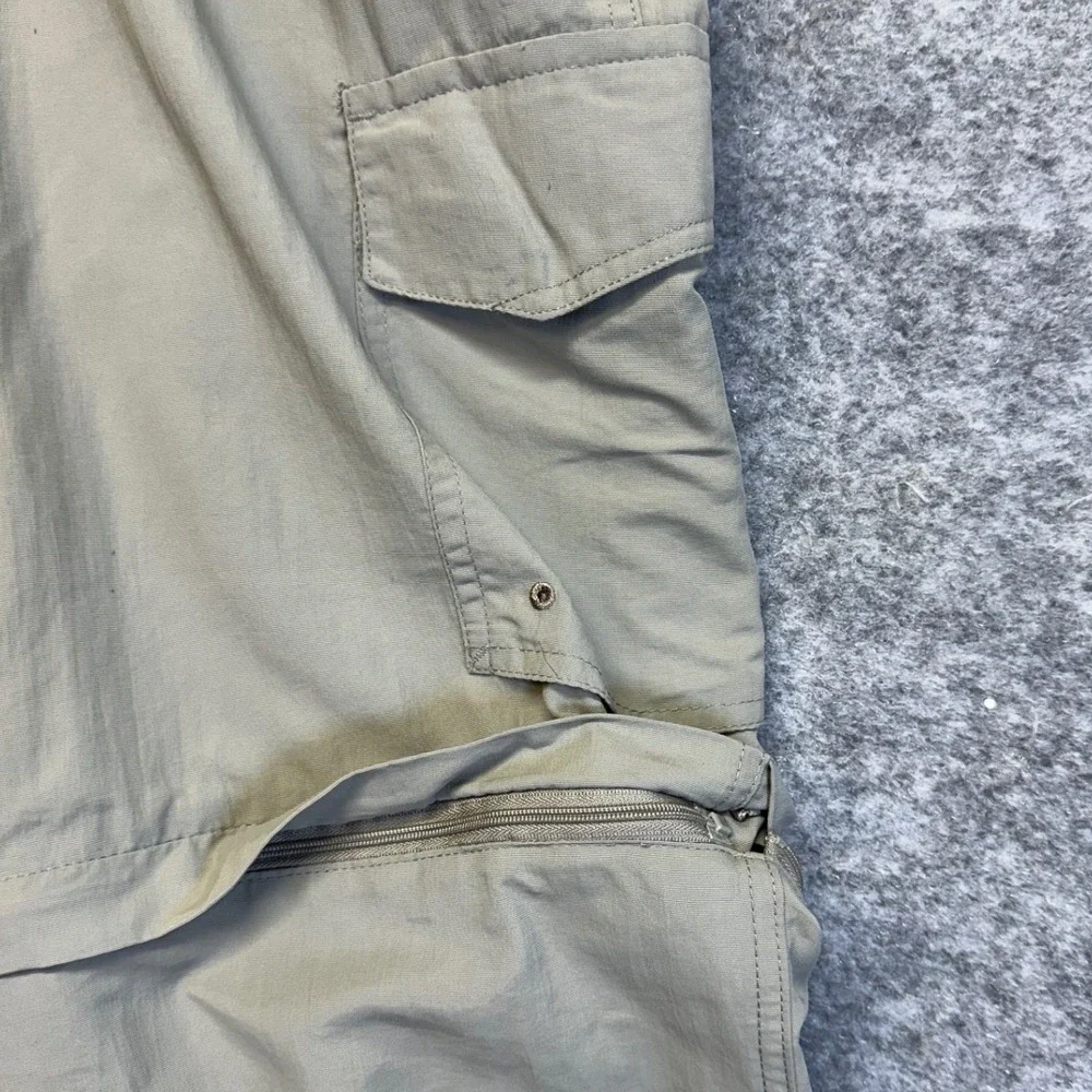 Pacific Trail Convertible Cargo Pants Mens 38x32 Khaki Zip Off Hiking
